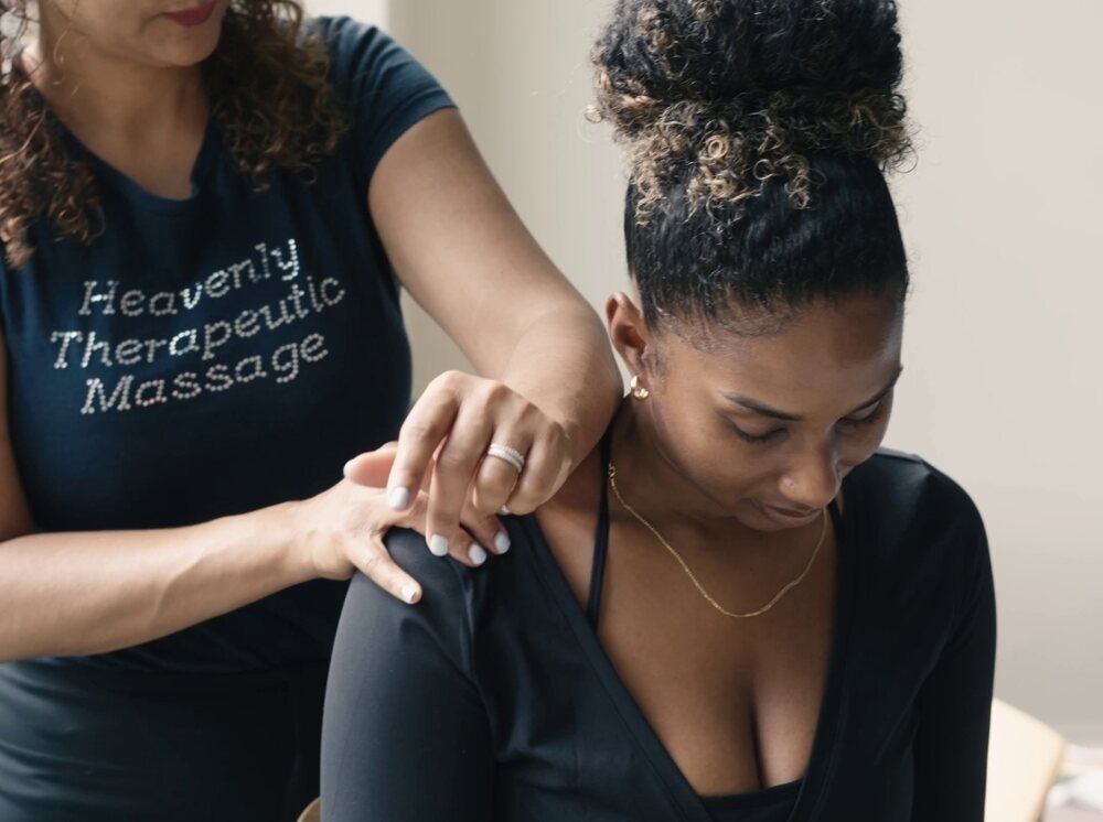 Deep tissue massage at Heavenly Therapeutic Massage